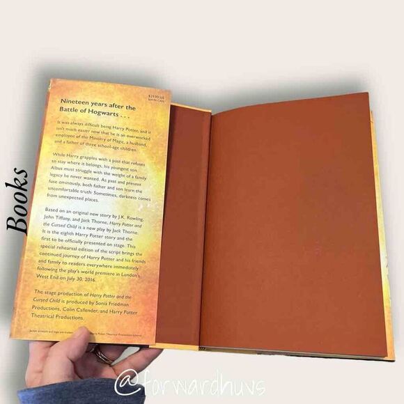 Harry Potter and The Cursed Child Part I & II Special Rehearsal Edition Script - Picture 4 of 8